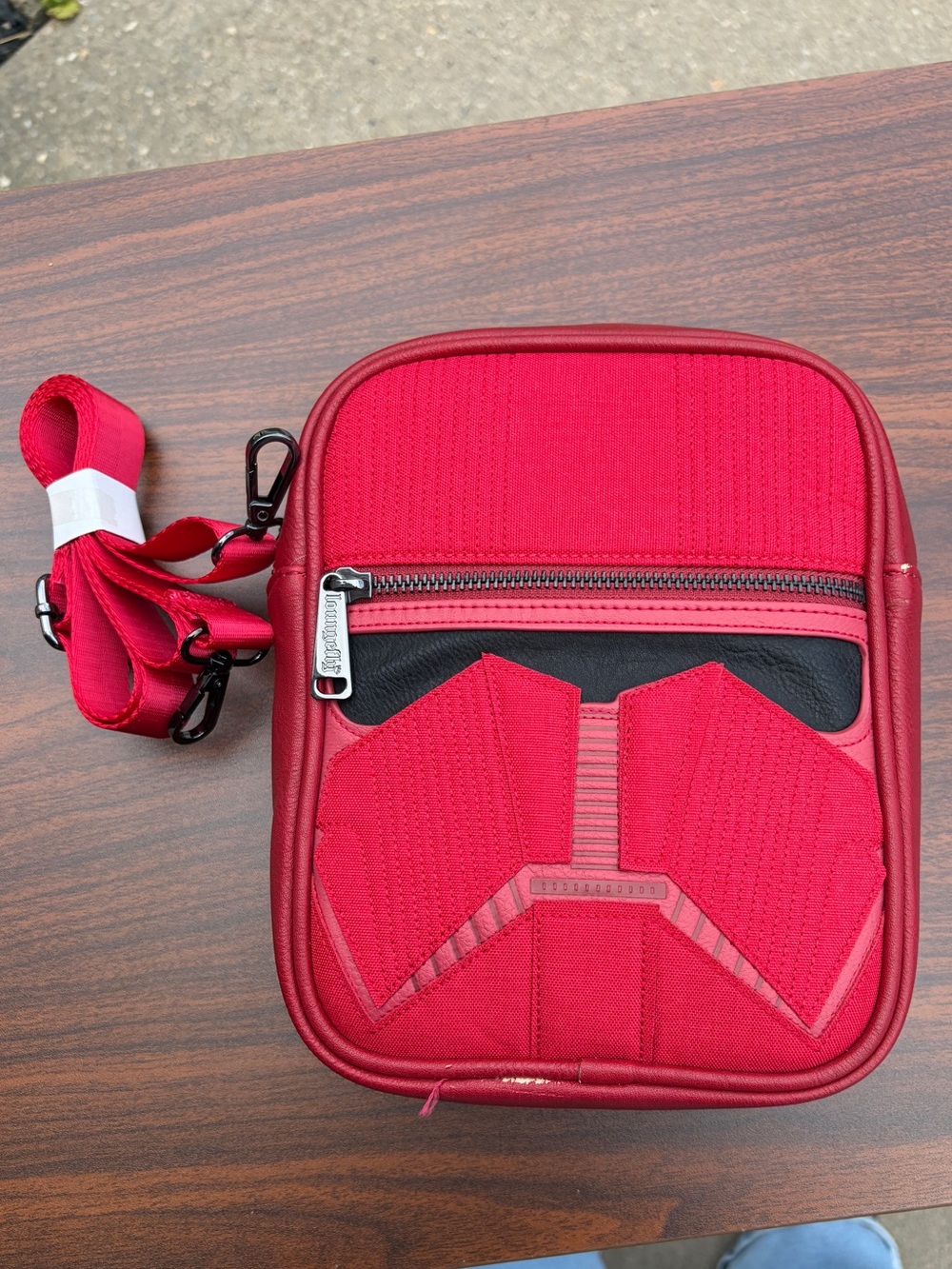 Loungefly Star Wars Sith Trooper Red Crossbody Bag Adjustable Strap
